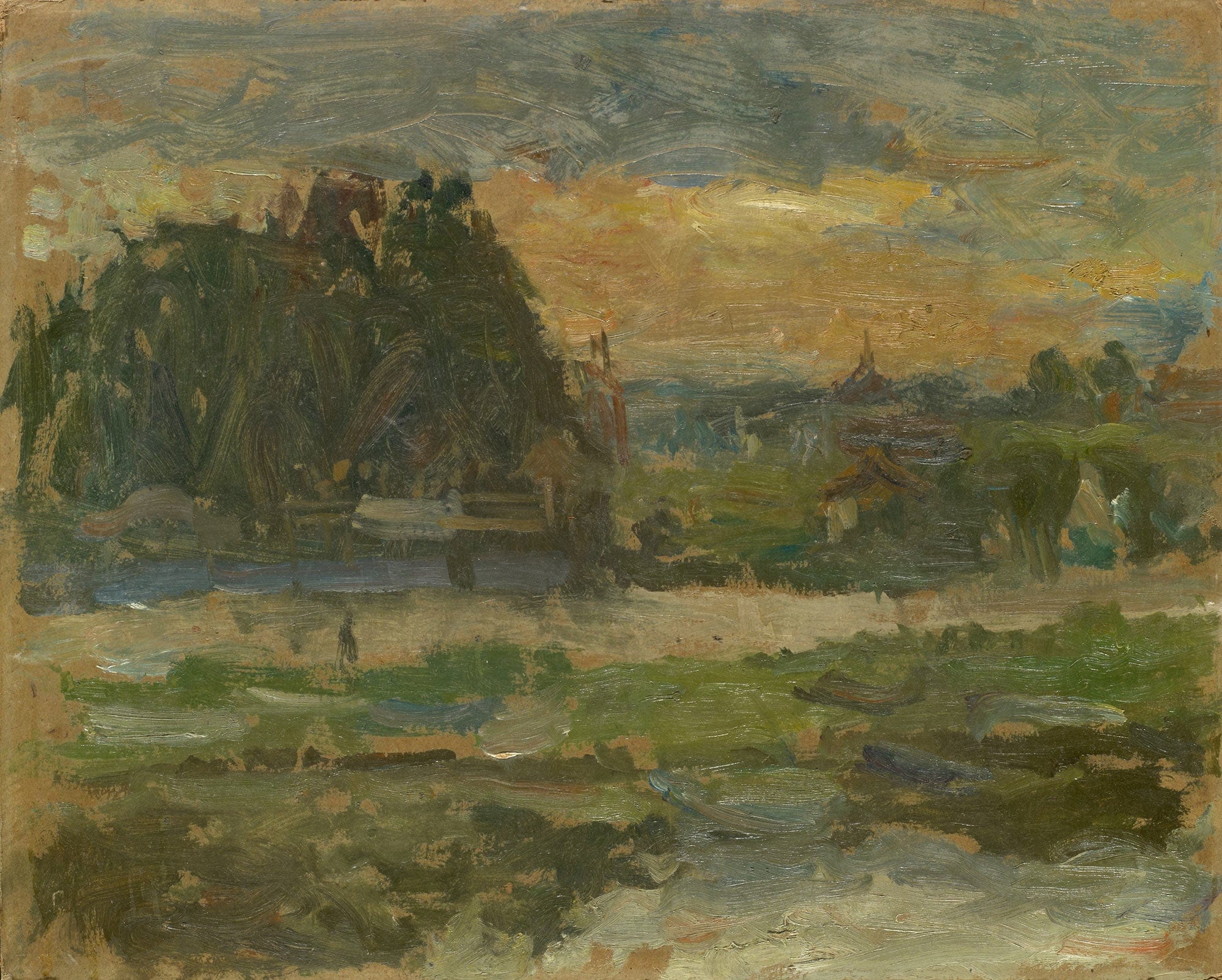 Evening On The Seine by Walter Kurt Wiemken