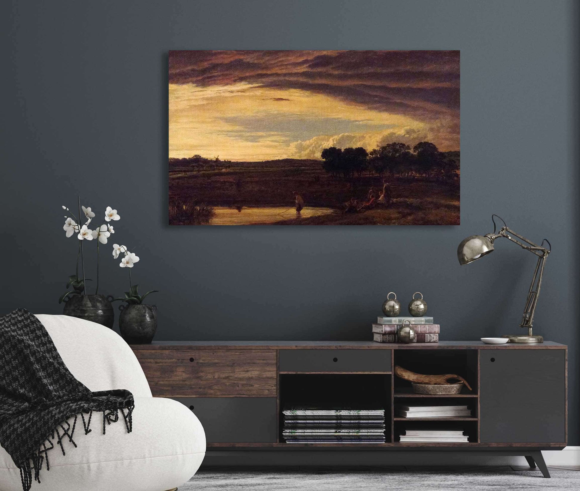 Evening Storm Clearing Off by John Linnell