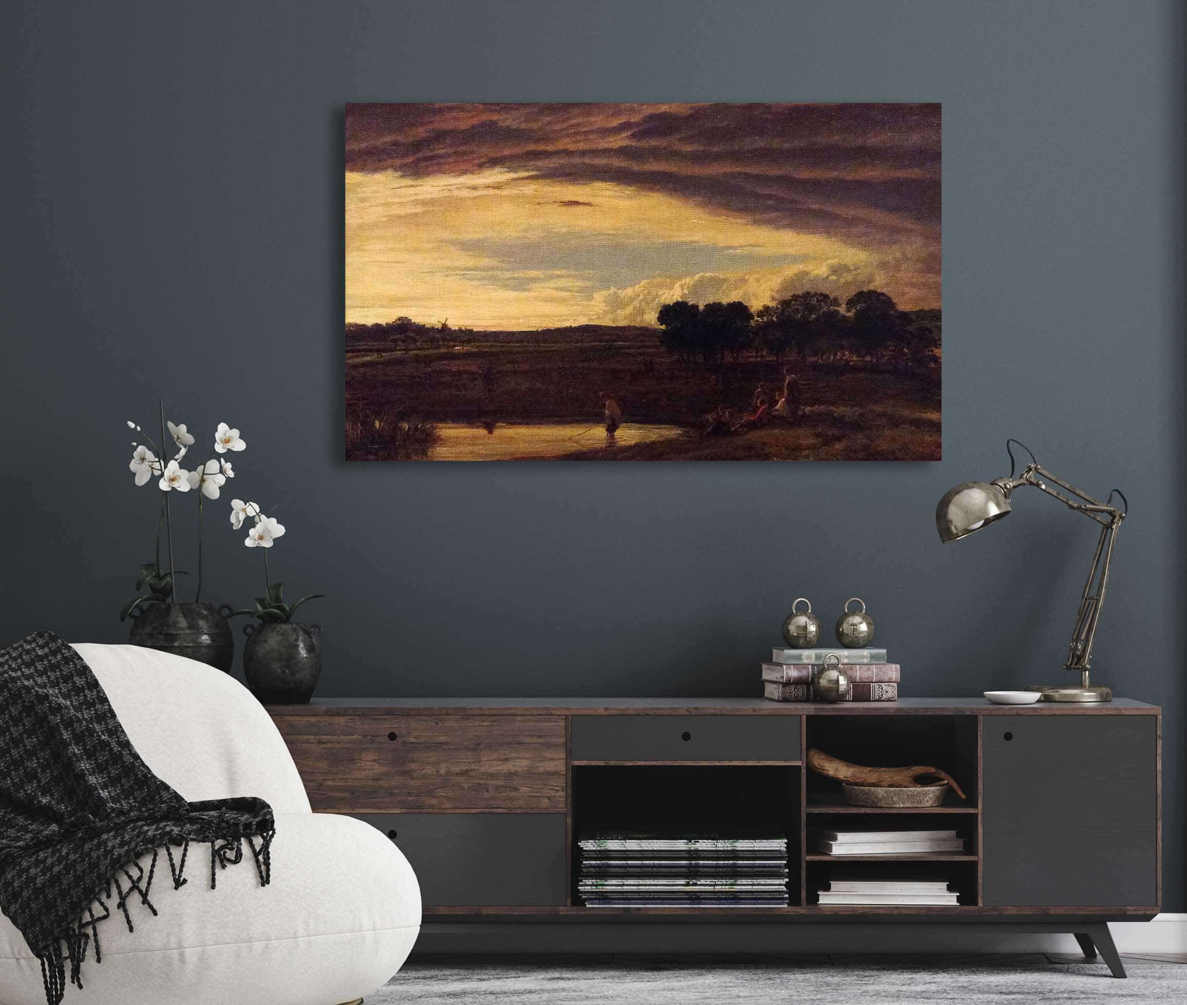 Evening Storm Clearing Off by John Linnell
