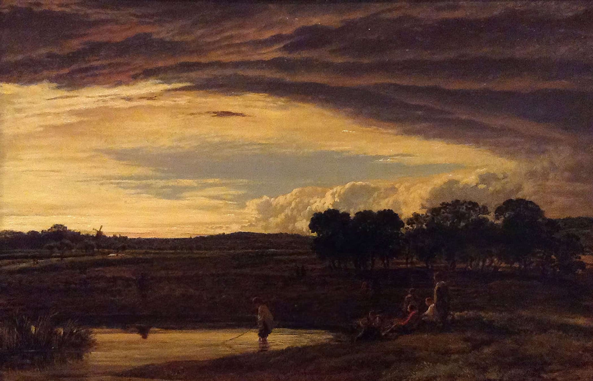 Evening Storm Clearing Off by John Linnell