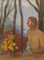 Evocation Femme A La Montagne by Odilon Redon