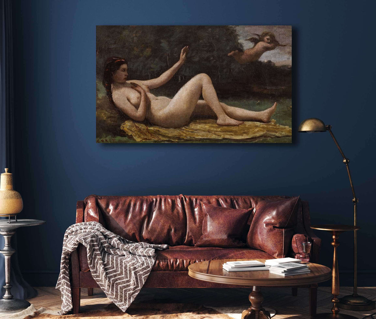 Evocation Of Love by Jean Baptiste Camille Corot