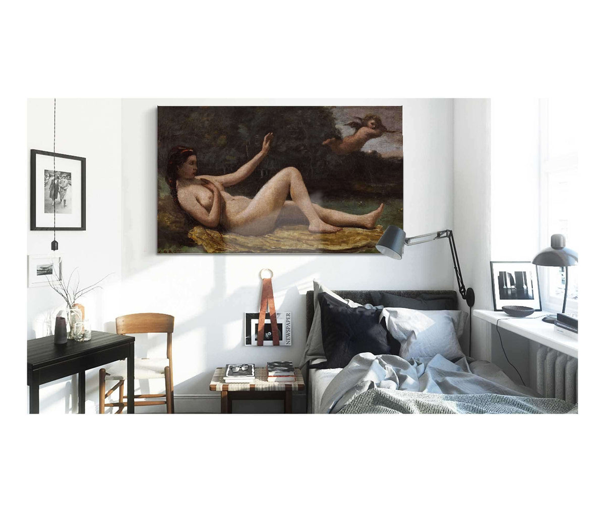 Evocation Of Love by Jean Baptiste Camille Corot