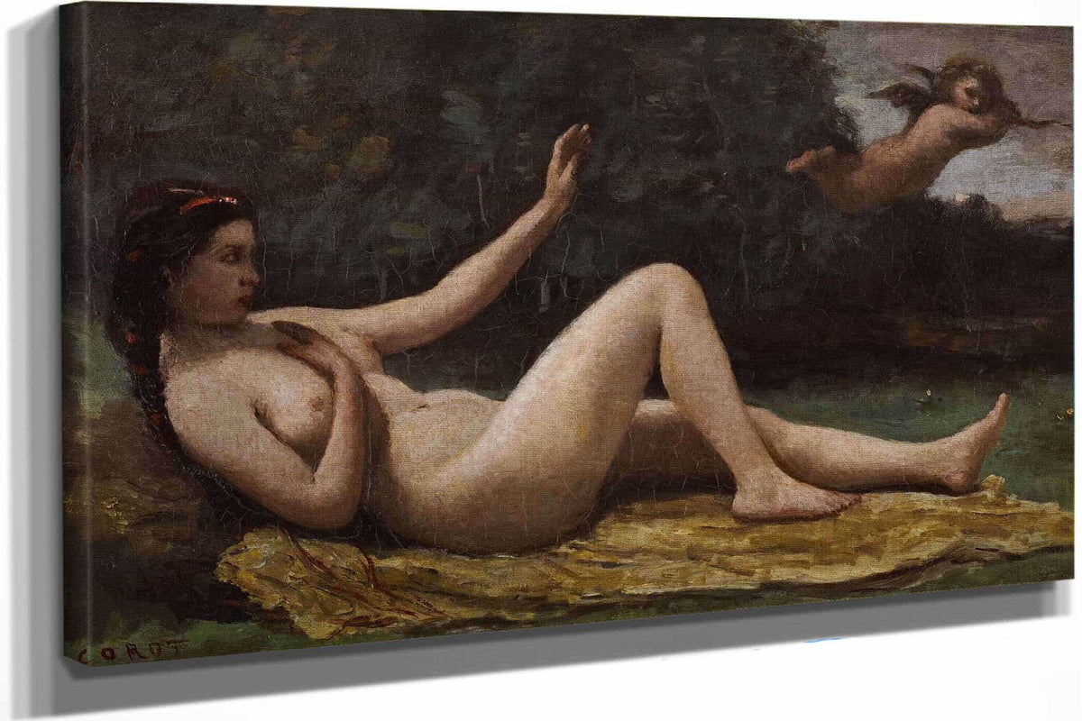 Evocation Of Love by Jean Baptiste Camille Corot