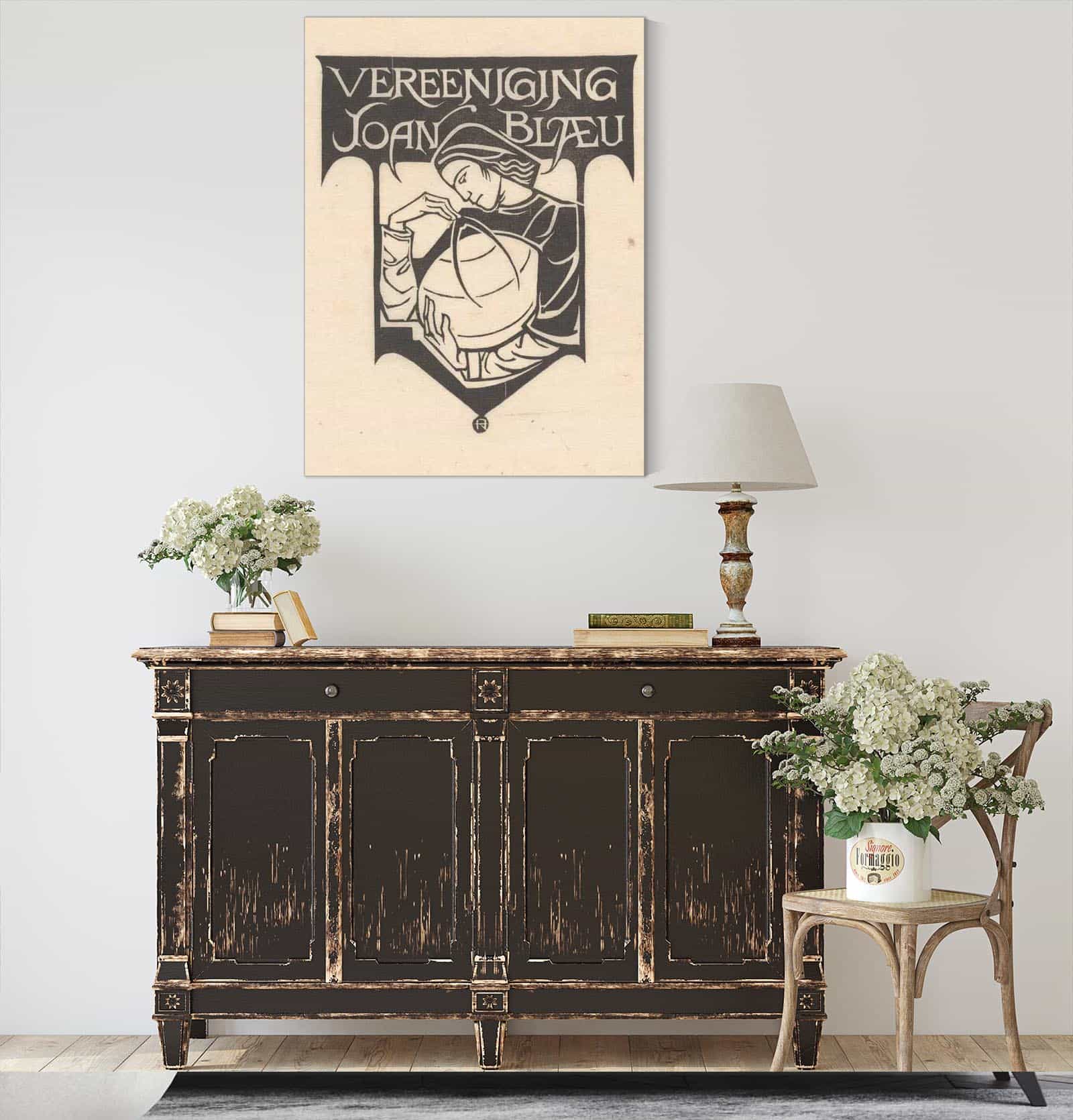Ex Libris Van De Vereeniging Joan Blaeu by Richard Nicolaus Roland Holst