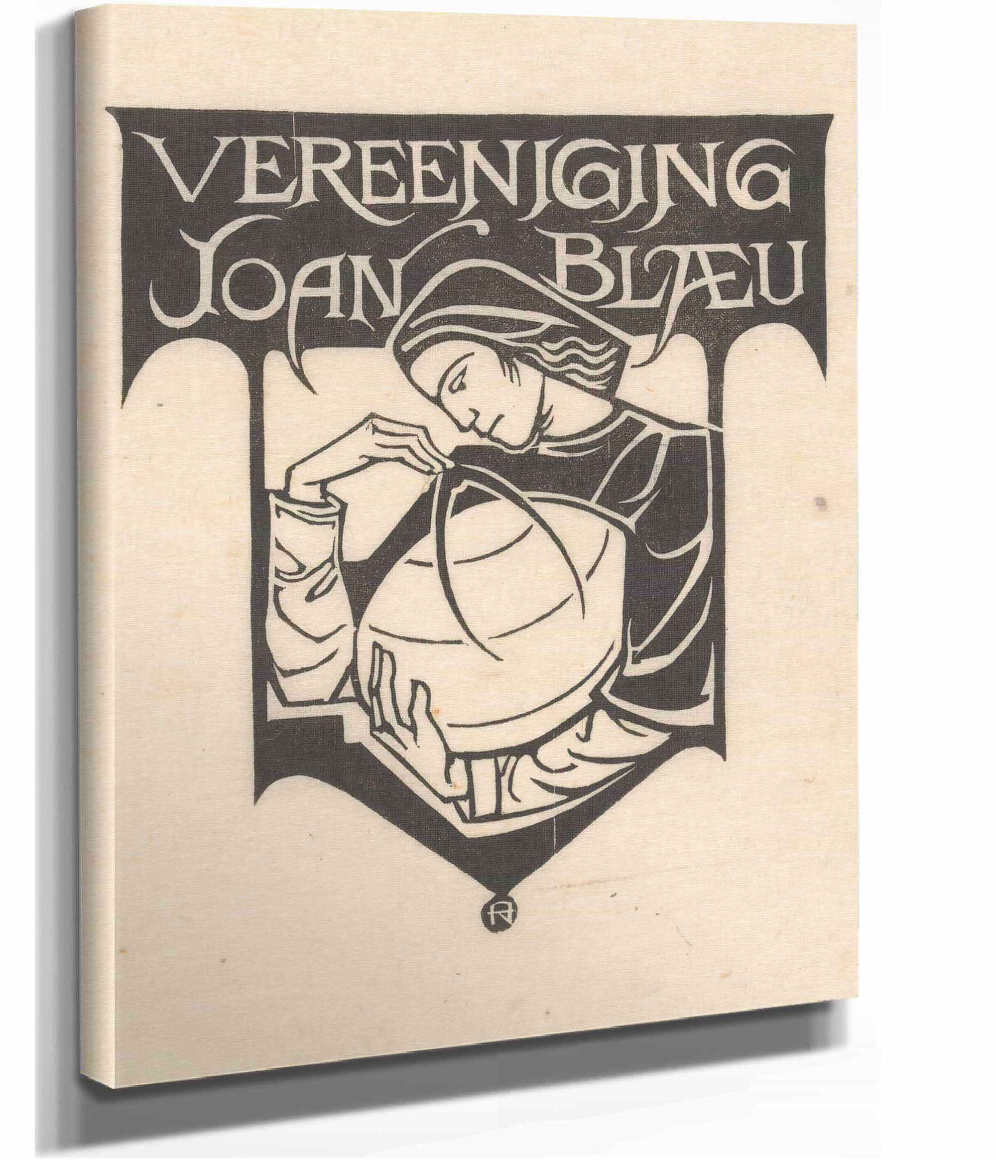 Ex Libris Van De Vereeniging Joan Blaeu by Richard Nicolaus Roland Holst