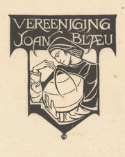 Ex Libris Van De Vereeniging Joan Blaeu by Richard Nicolaus Roland Holst