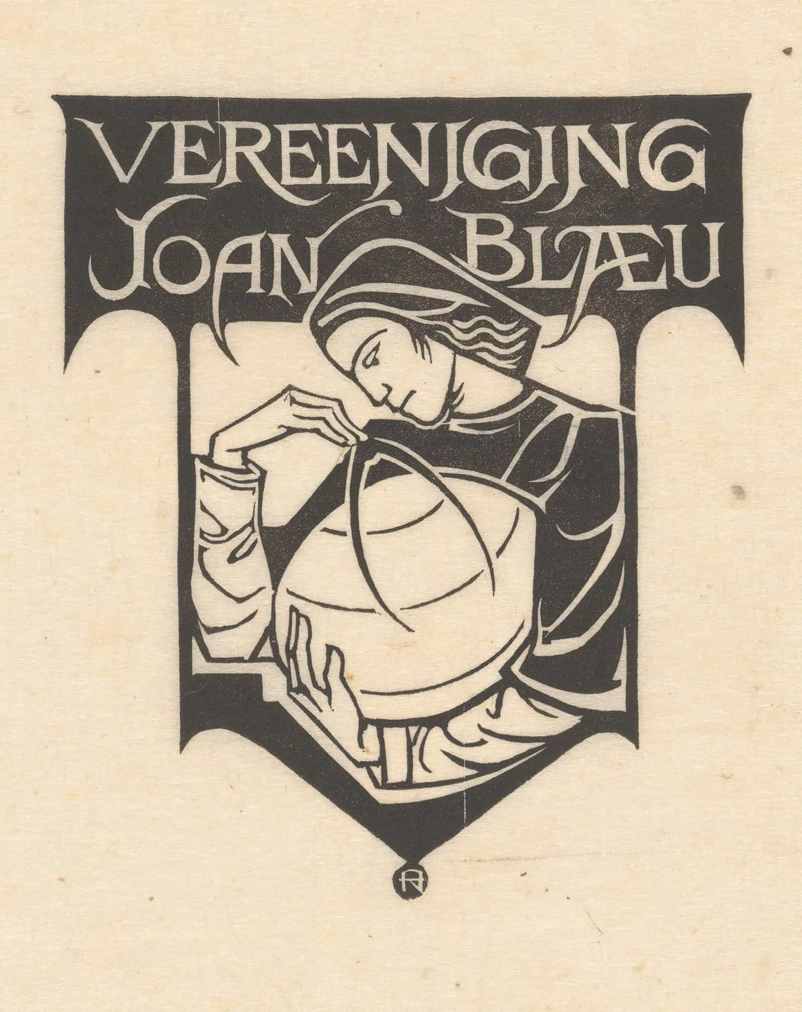 Ex Libris Van De Vereeniging Joan Blaeu by Richard Nicolaus Roland Holst