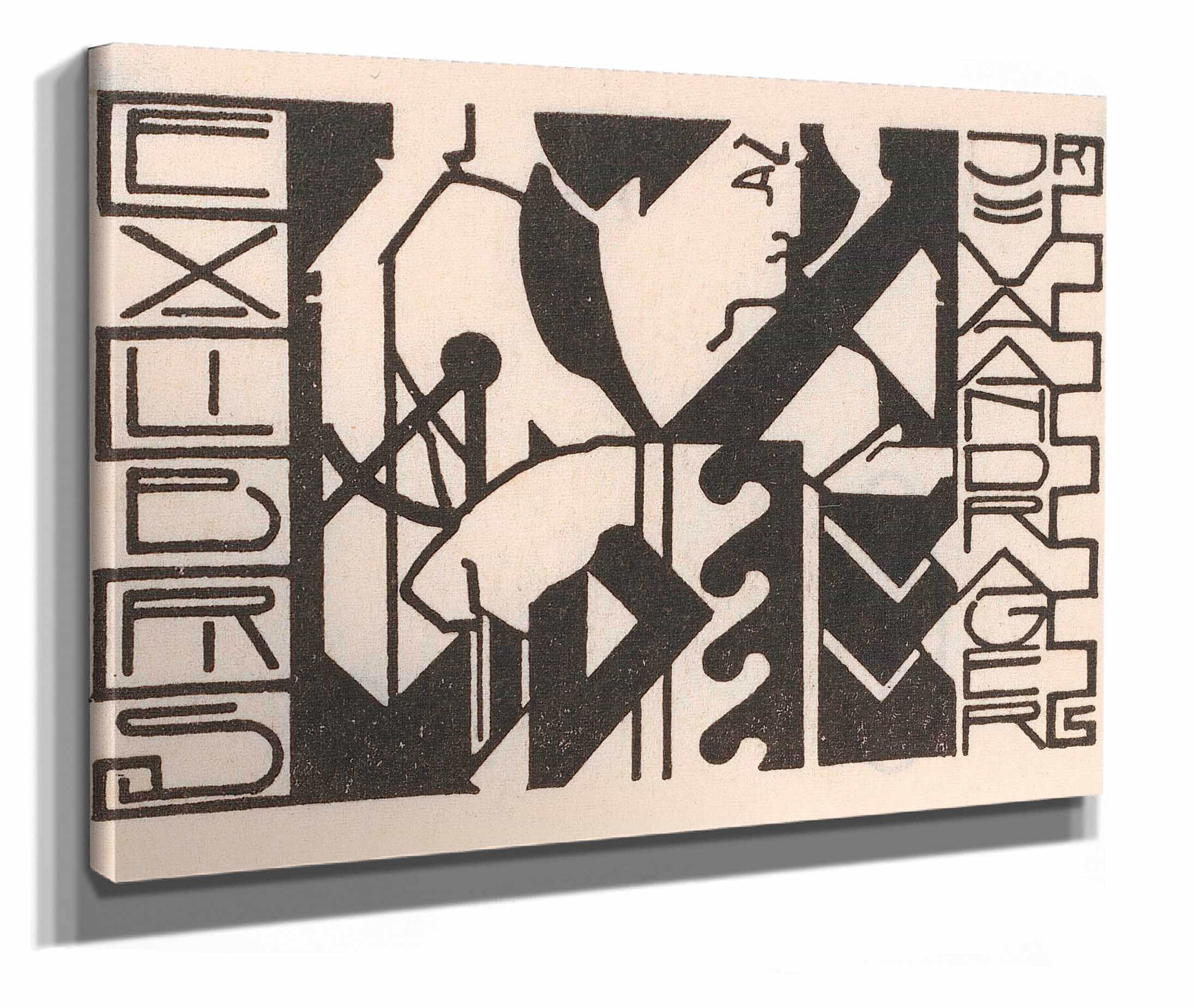 Ex Libris Van J Van Der Ager by Reijer Stolk