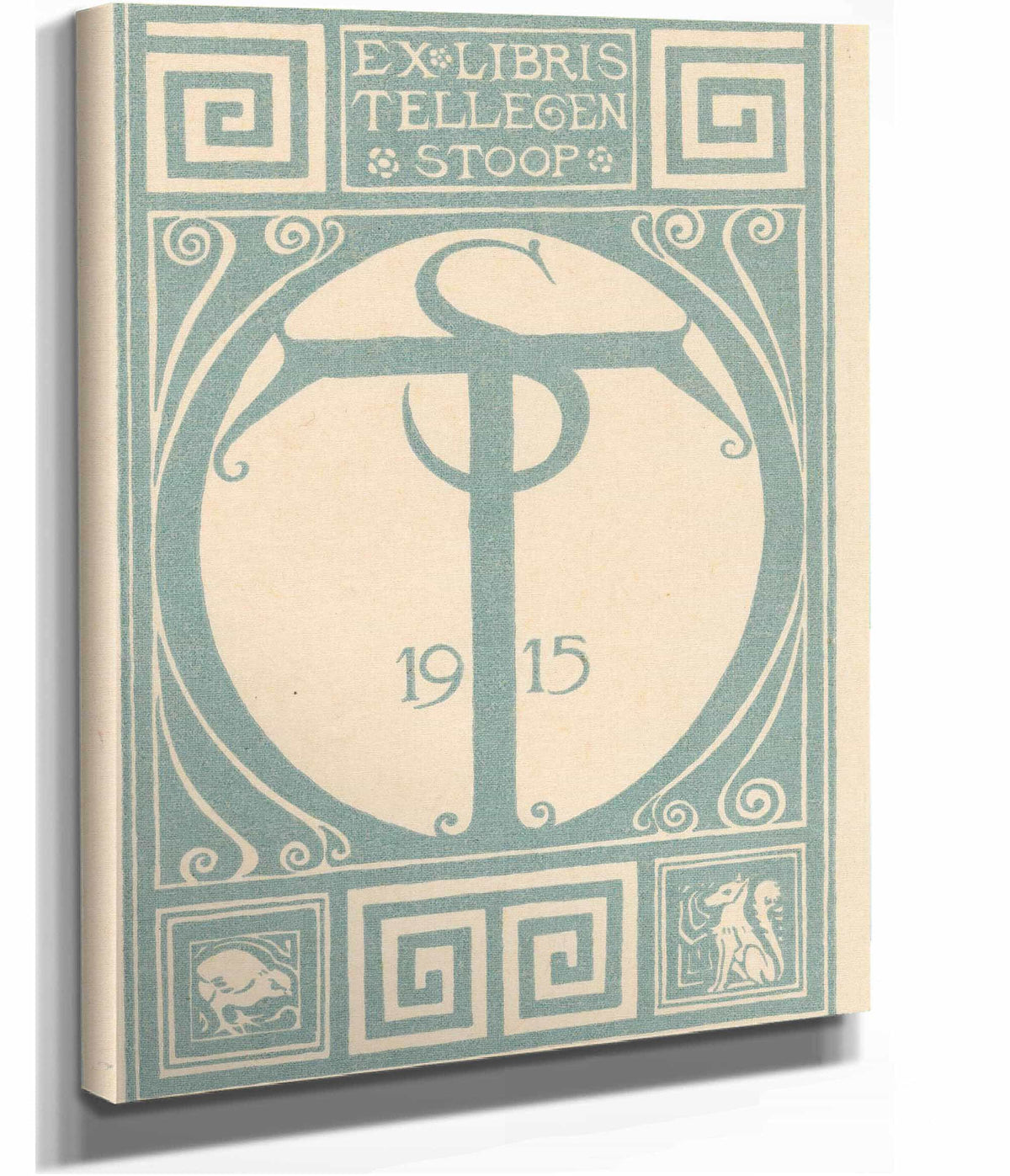 Ex Libris Van Tellegen Stoop by Richard Nicolaus Roland Holst