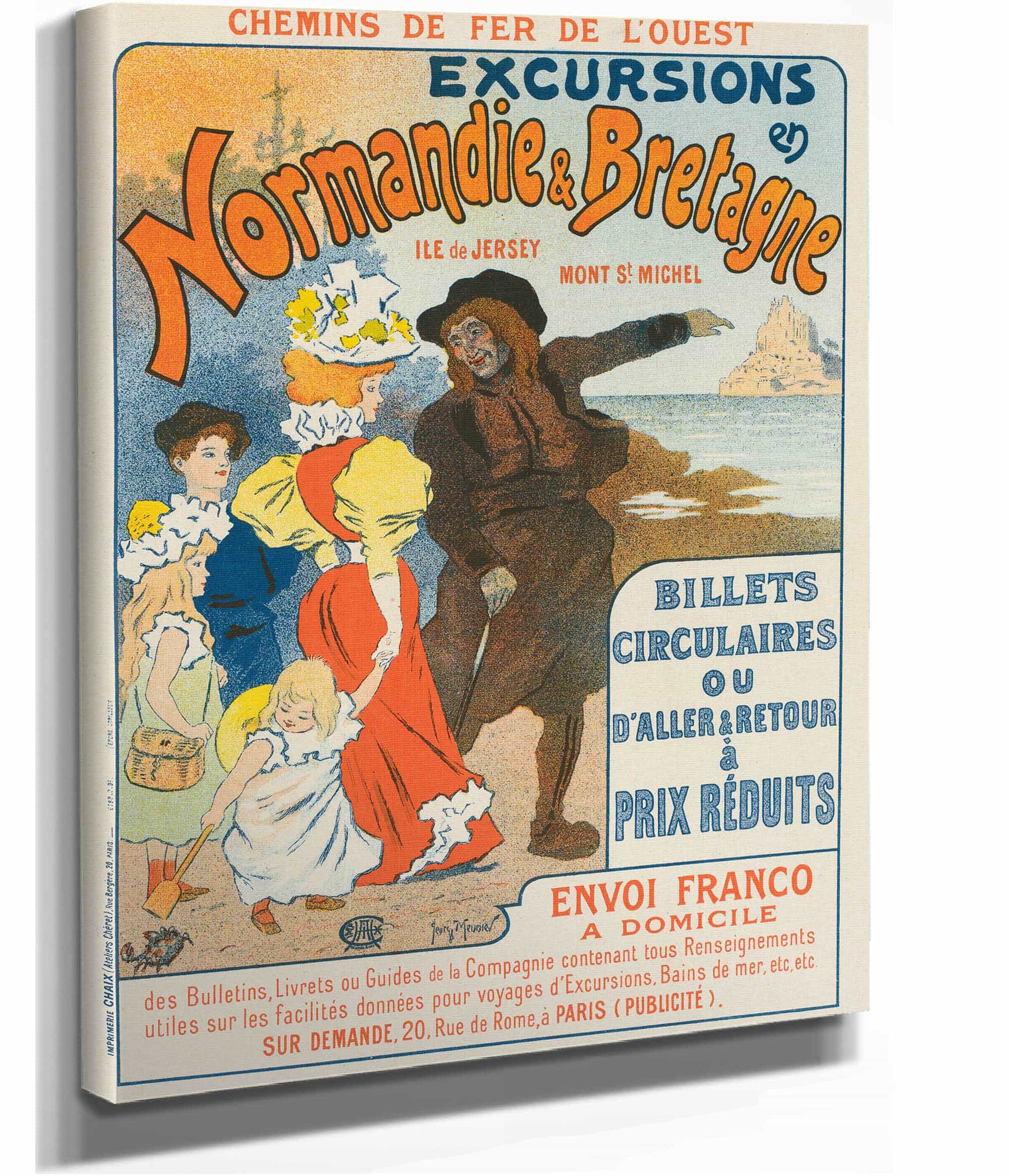 Excursions En Normandie Et Bretagne by Georges Meunier