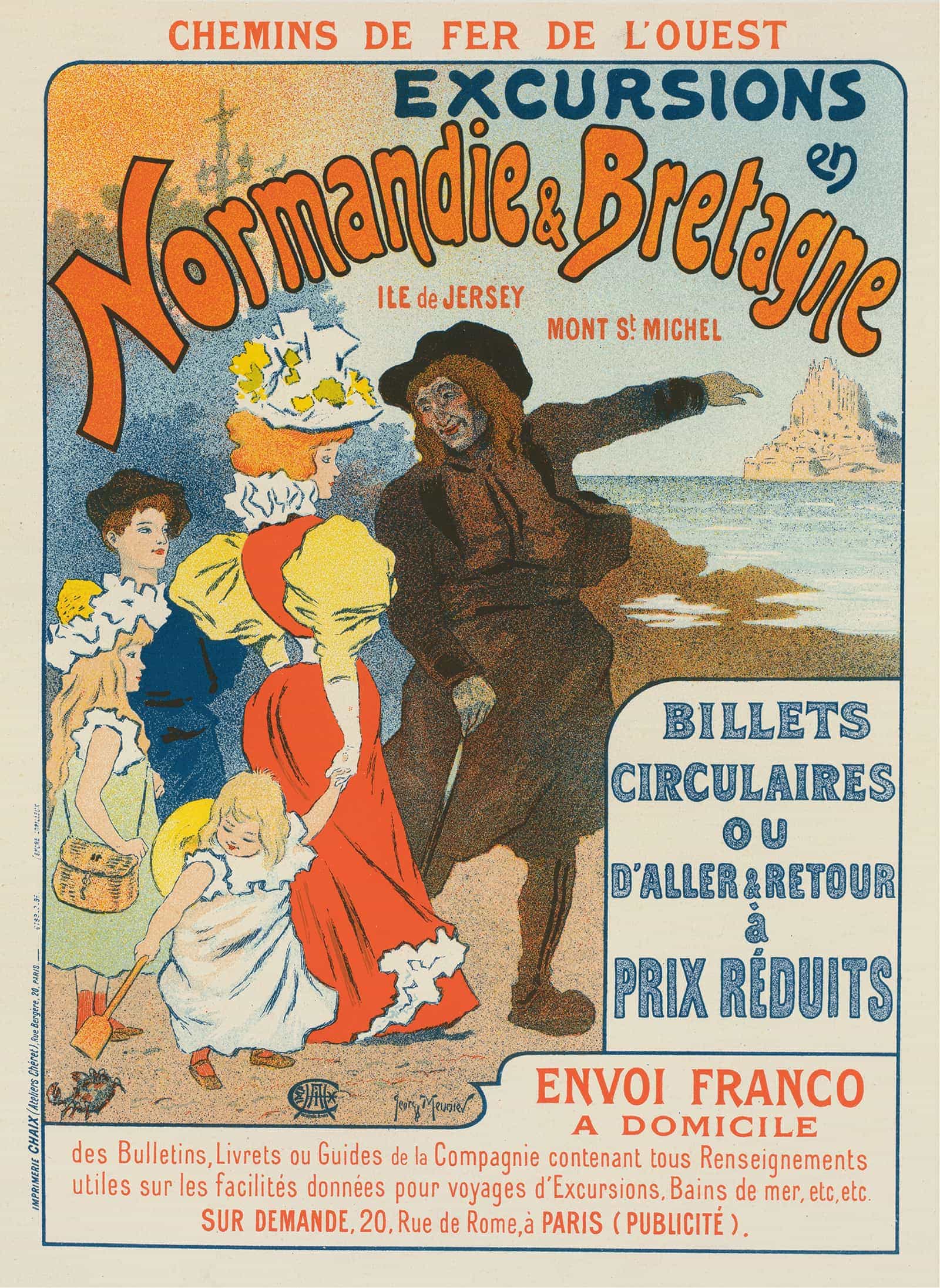Excursions En Normandie Et Bretagne by Georges Meunier