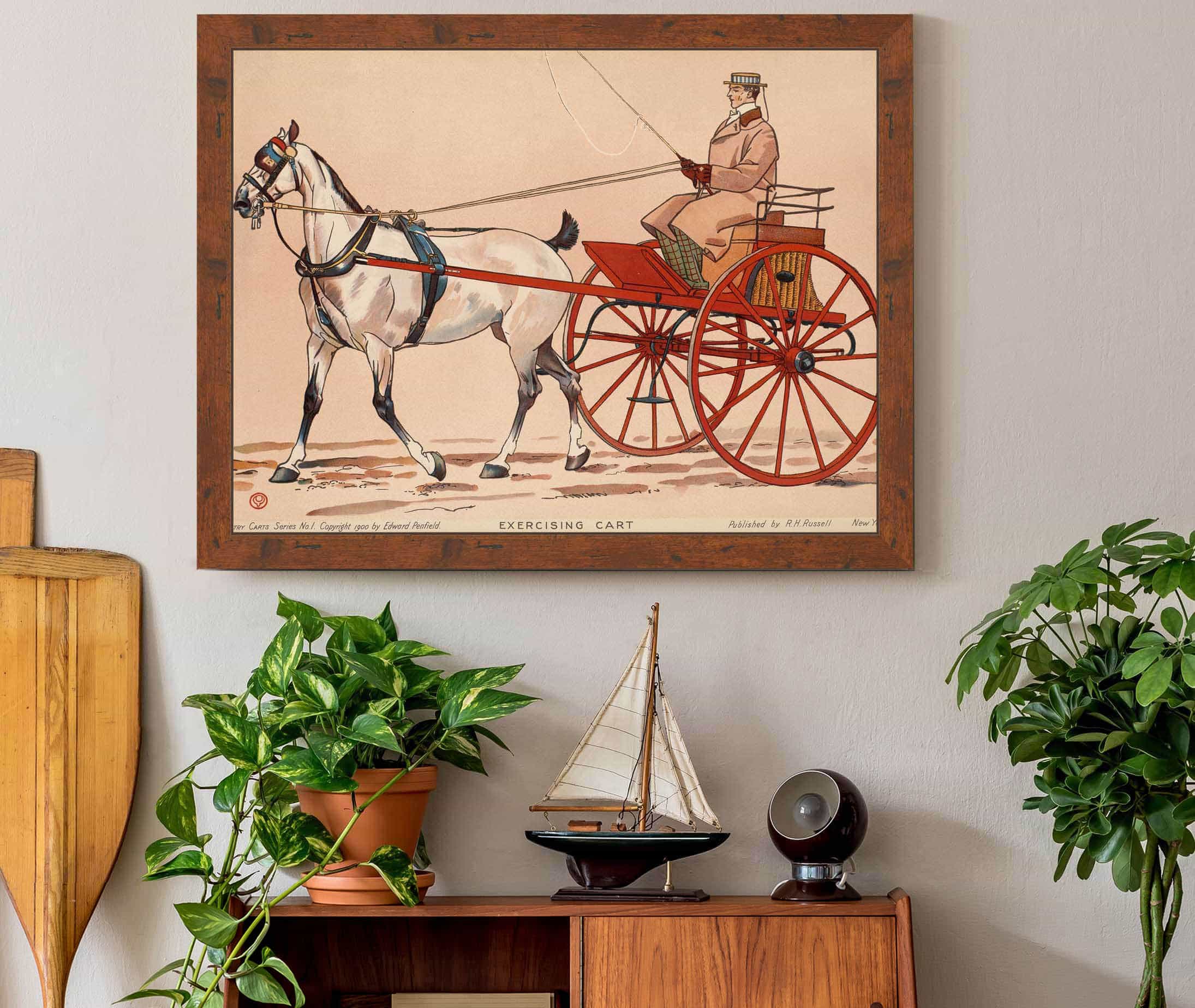 Exercising Cart by Edward Penfield