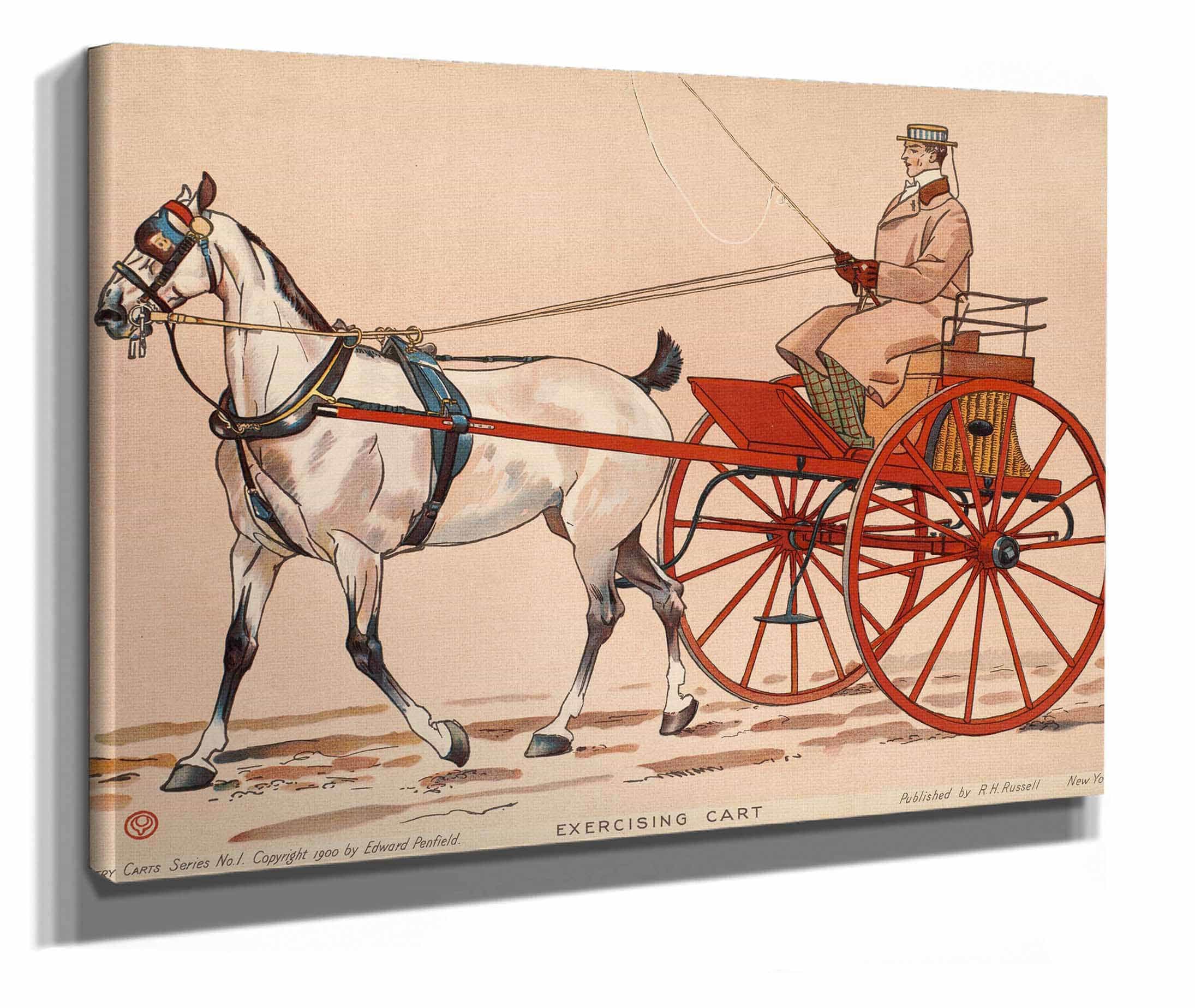 Exercising Cart by Edward Penfield