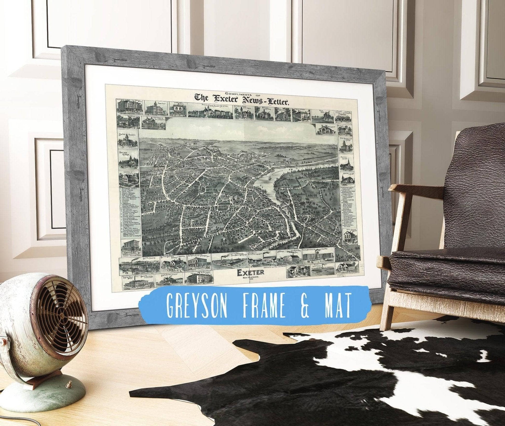 Exeter New Hampshire 1896 State of New Hampshire