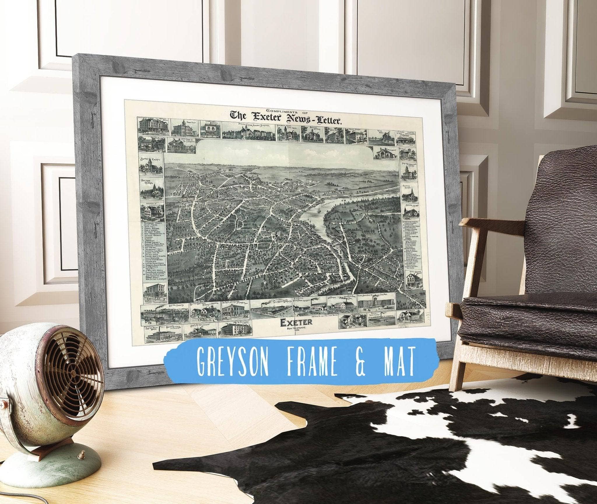 Exeter New Hampshire 1896 State of New Hampshire