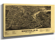Exeter Nh County Seat Of Rockingham County 1884  State Of New Hampshire
