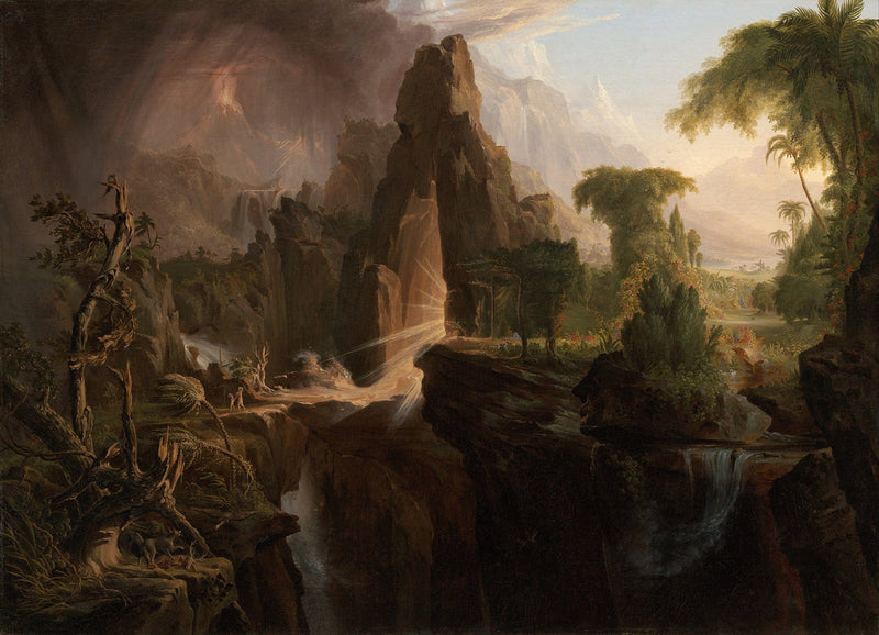 Expulsion From The Garden Of Eden by Thomas Cole