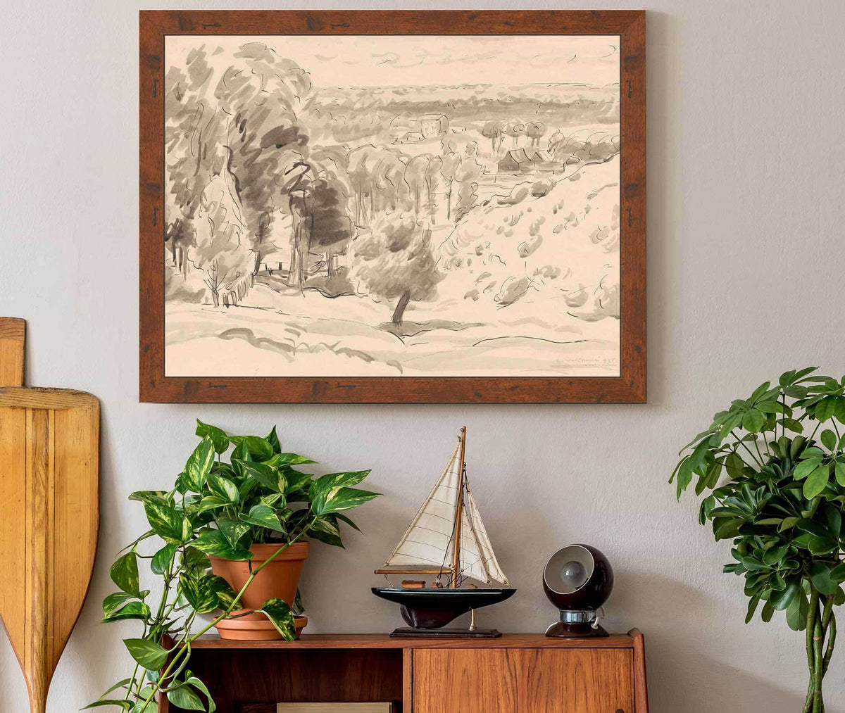 Extensive Landscape Nowe Miasto by Zygmunt Waliszewski