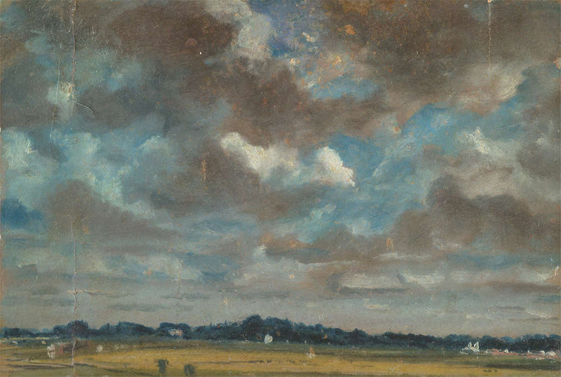 Extensive Landscape With Grey Clouds by John Constable
