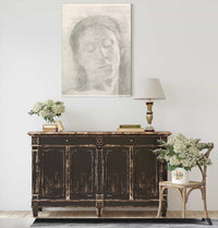 Eyes Closed by Odilon Redon