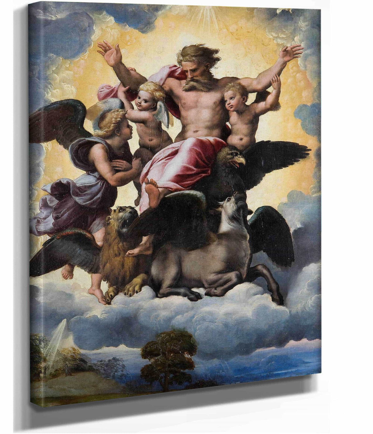 Ezekiels Vision by Raphael