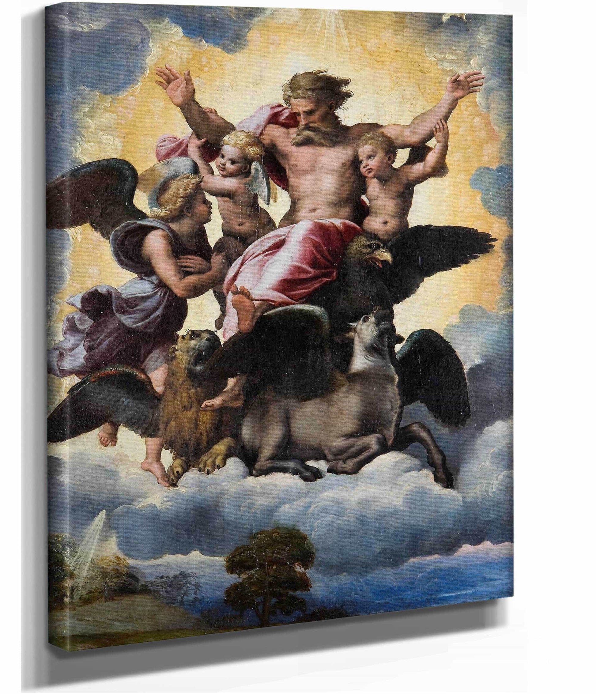 Ezekiels Vision by Raphael