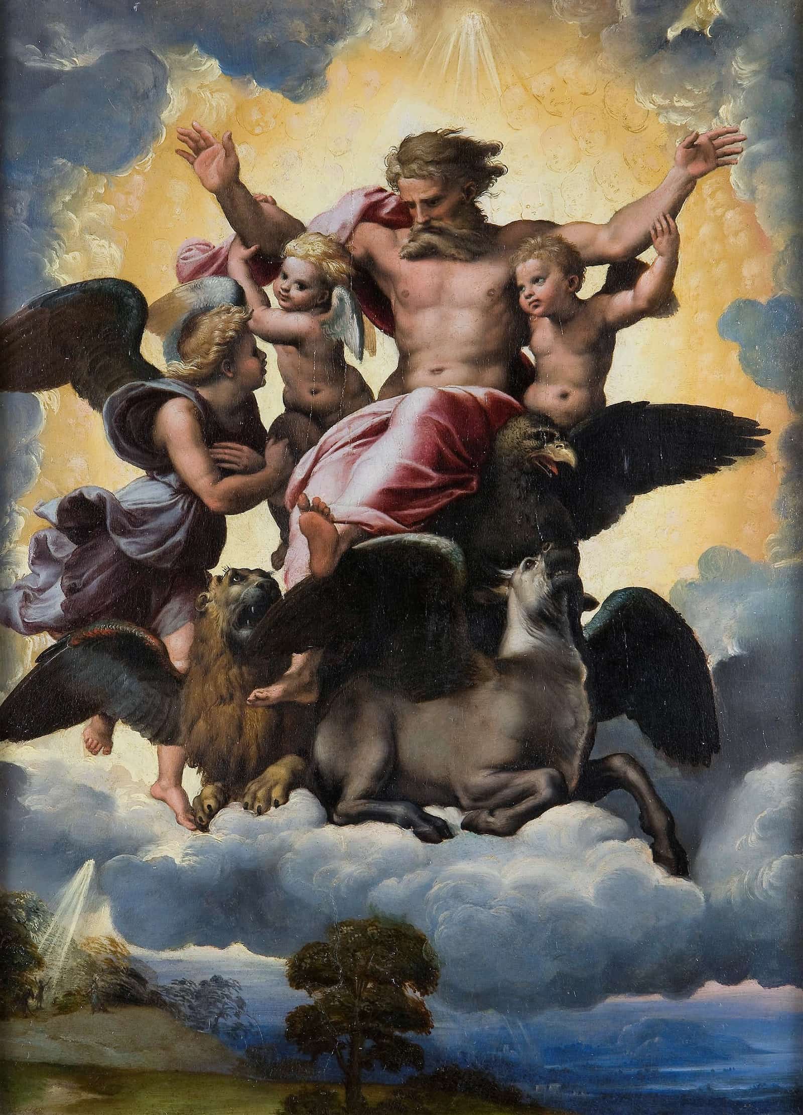 Ezekiels Vision by Raphael