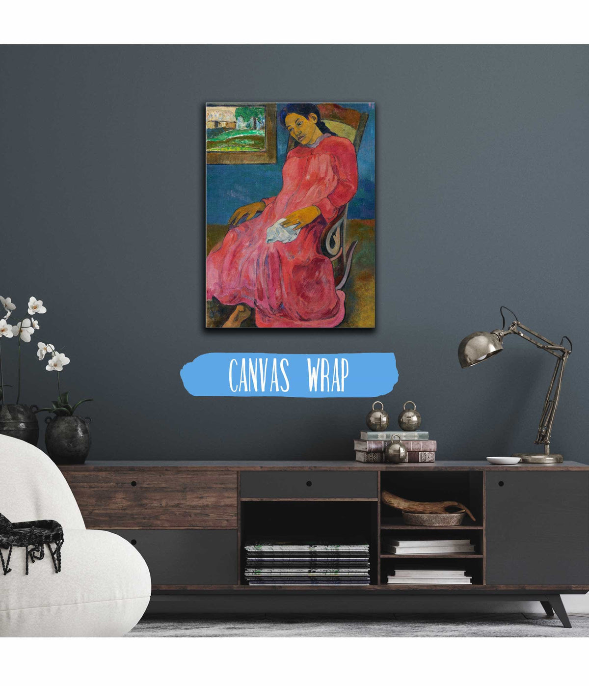 Faaturuma Melancholic by Paul Gauguin