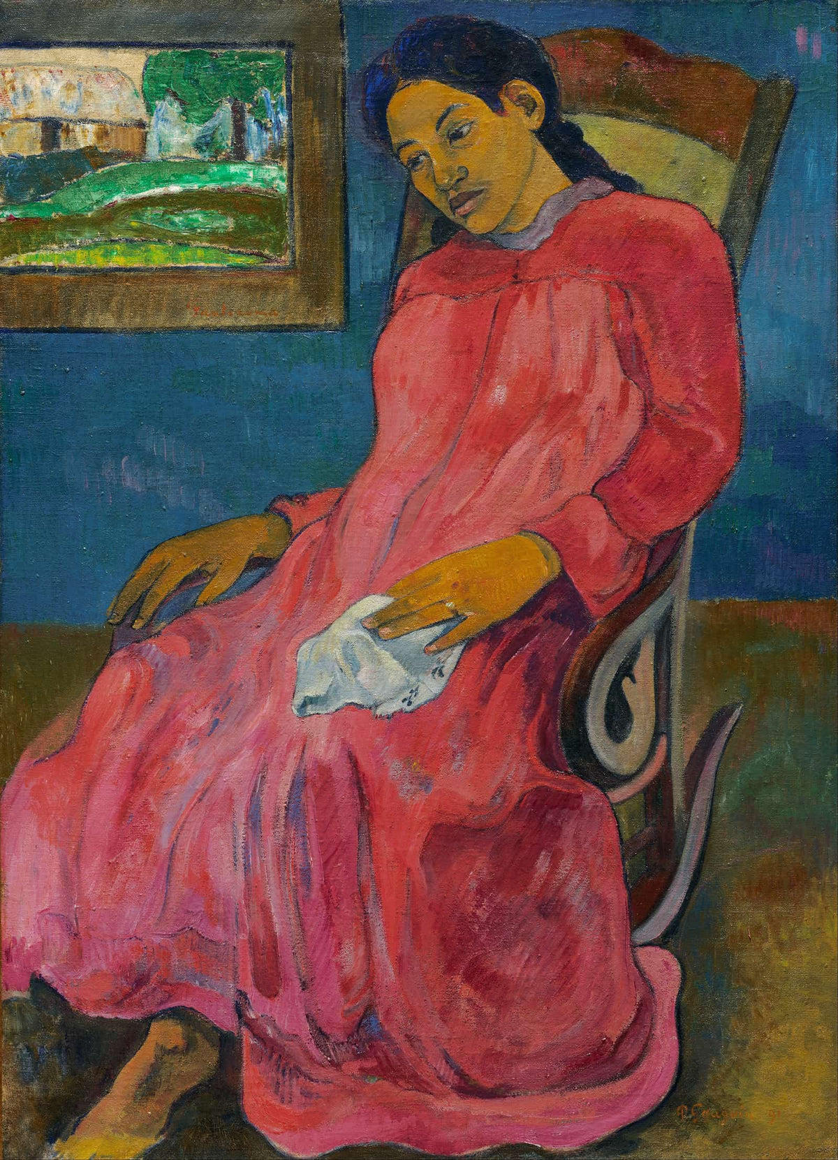 Faaturuma Melancholic by Paul Gauguin