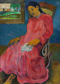 Faaturuma Melancholic by Paul Gauguin