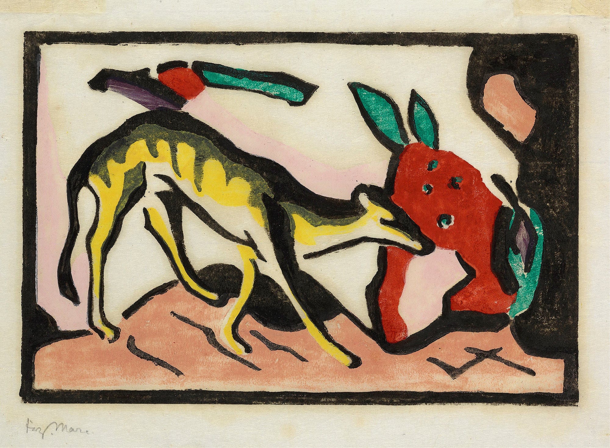 Fabeltier by Franz Marc