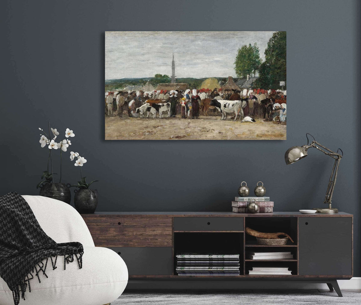 Fair In Brittany by Eugene Boudin