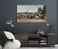 Fair In Brittany by Eugene Boudin