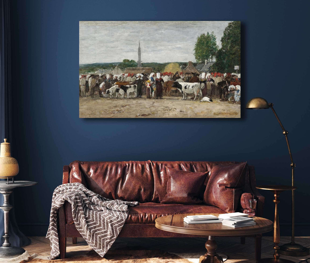 Fair In Brittany by Eugene Boudin