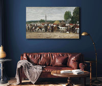 Fair In Brittany by Eugene Boudin