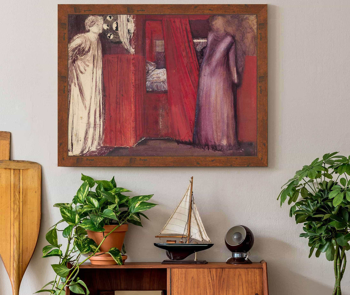 Fair Rosamund And Queen Eleanor by Sir Edward Coley Burne Jones