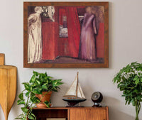 Fair Rosamund And Queen Eleanor by Sir Edward Coley Burne Jones