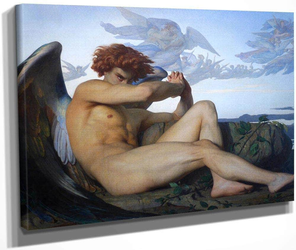 Fallen Angel 1868 1 By Alexandre Caba Print, Canvas Art, Framed Print. –  Truly Art