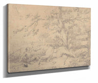 Fallen Horse And Rider The Hunt Disappearing Left by George Morland