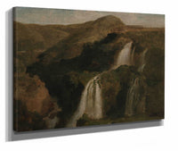 Falls Of Tivoli by Jean Baptiste Camille Corot