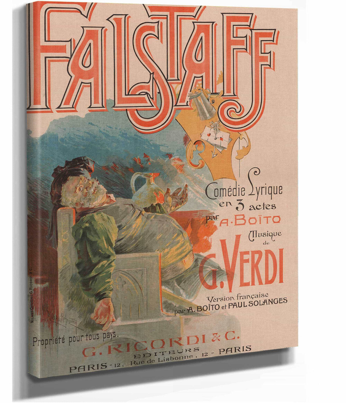 Falstaff by Adolfo Hohenstein