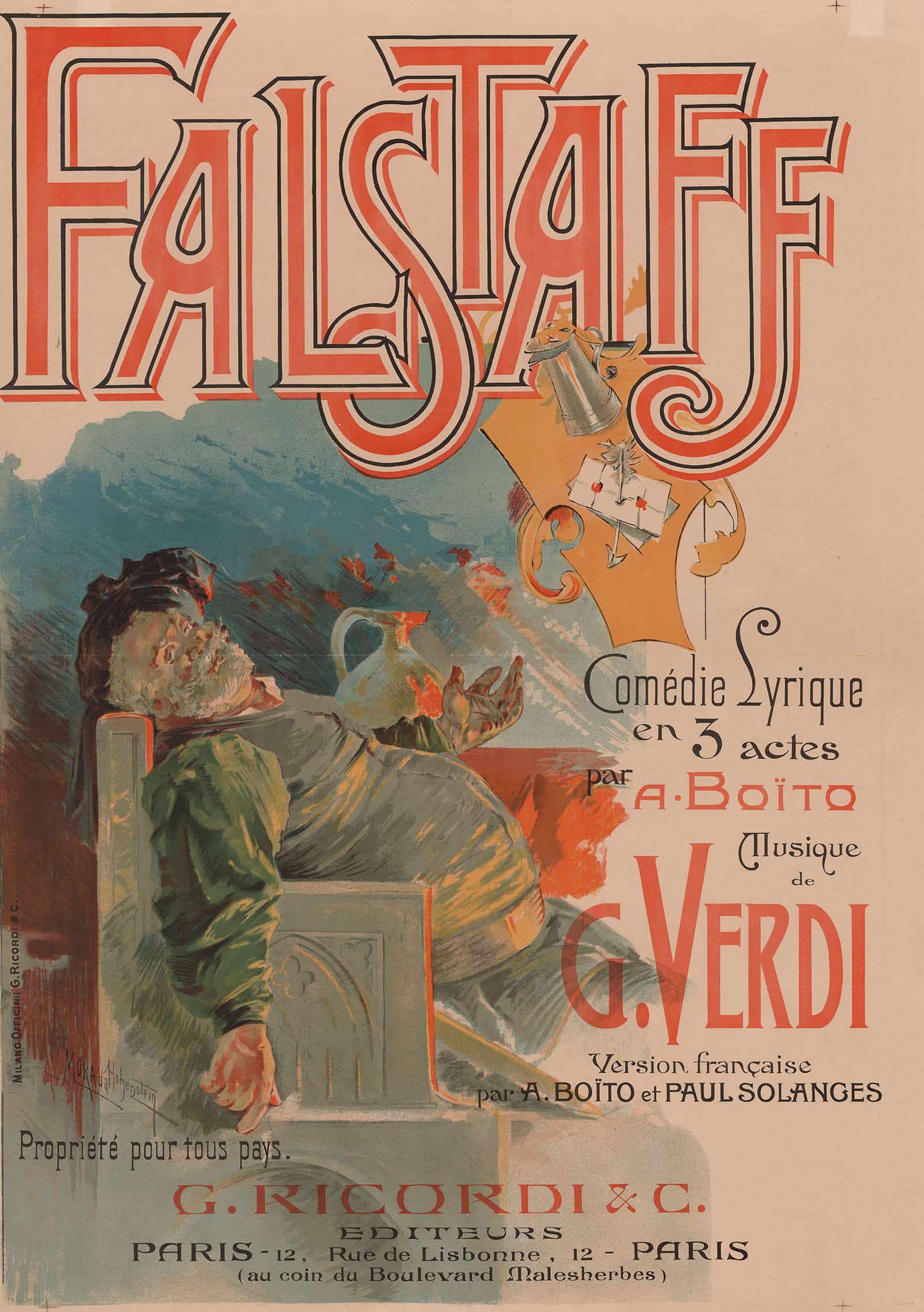 Falstaff by Adolfo Hohenstein