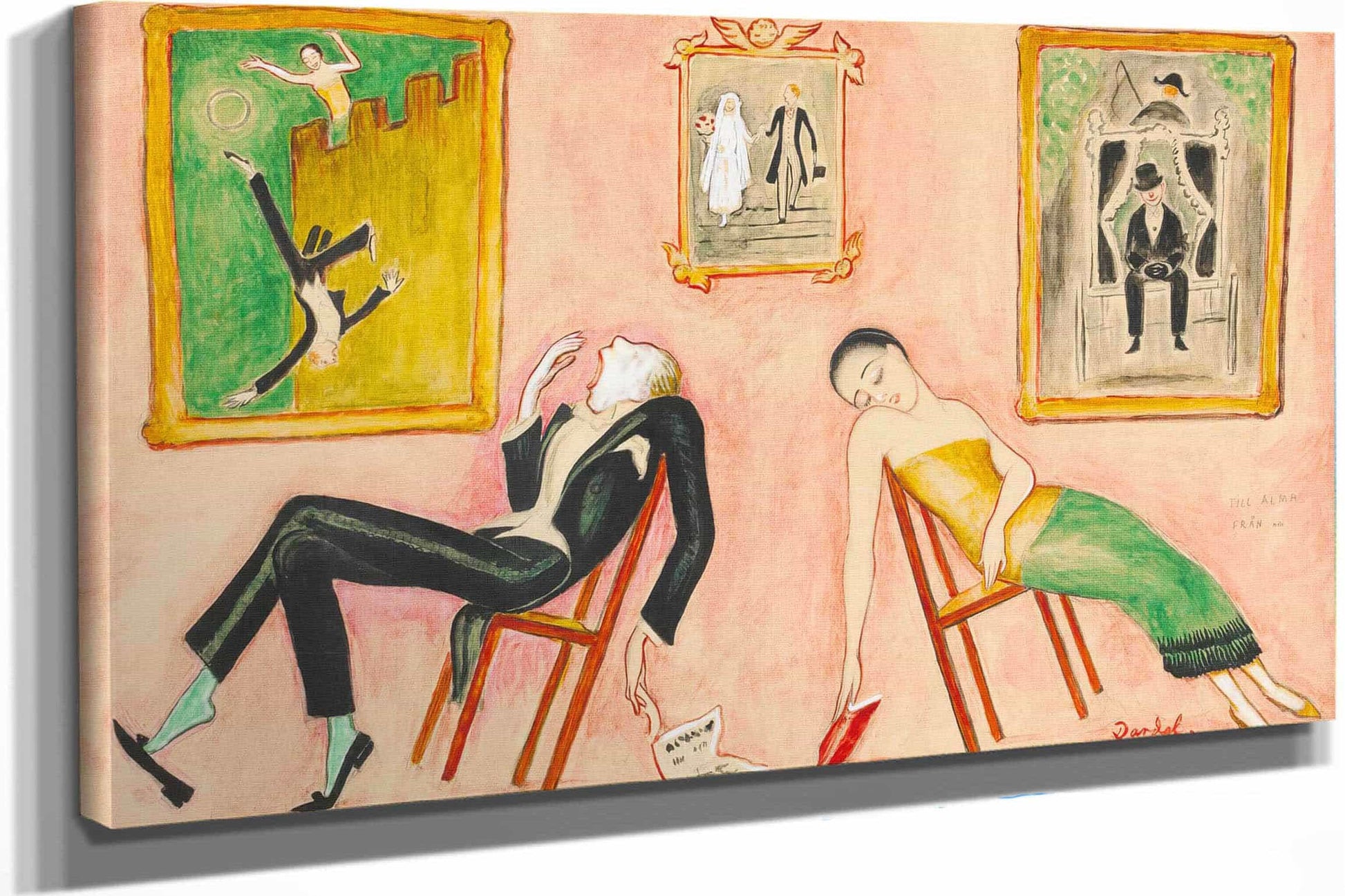 Familjeidyll by Nils Dardel