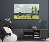 Faneuses A Ville Davray by Jean Baptiste Camille Corot