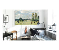 Faneuses A Ville Davray by Jean Baptiste Camille Corot