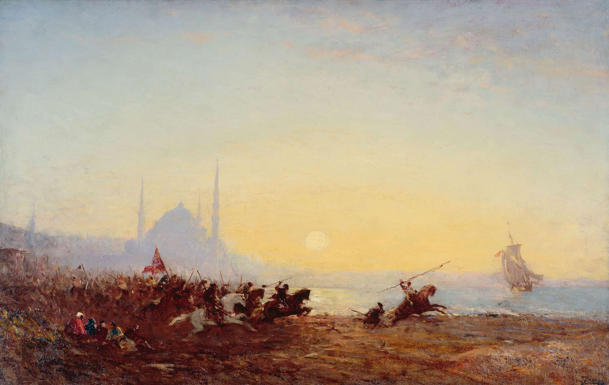 Fantasia A Constantinople  by Felix Ziem