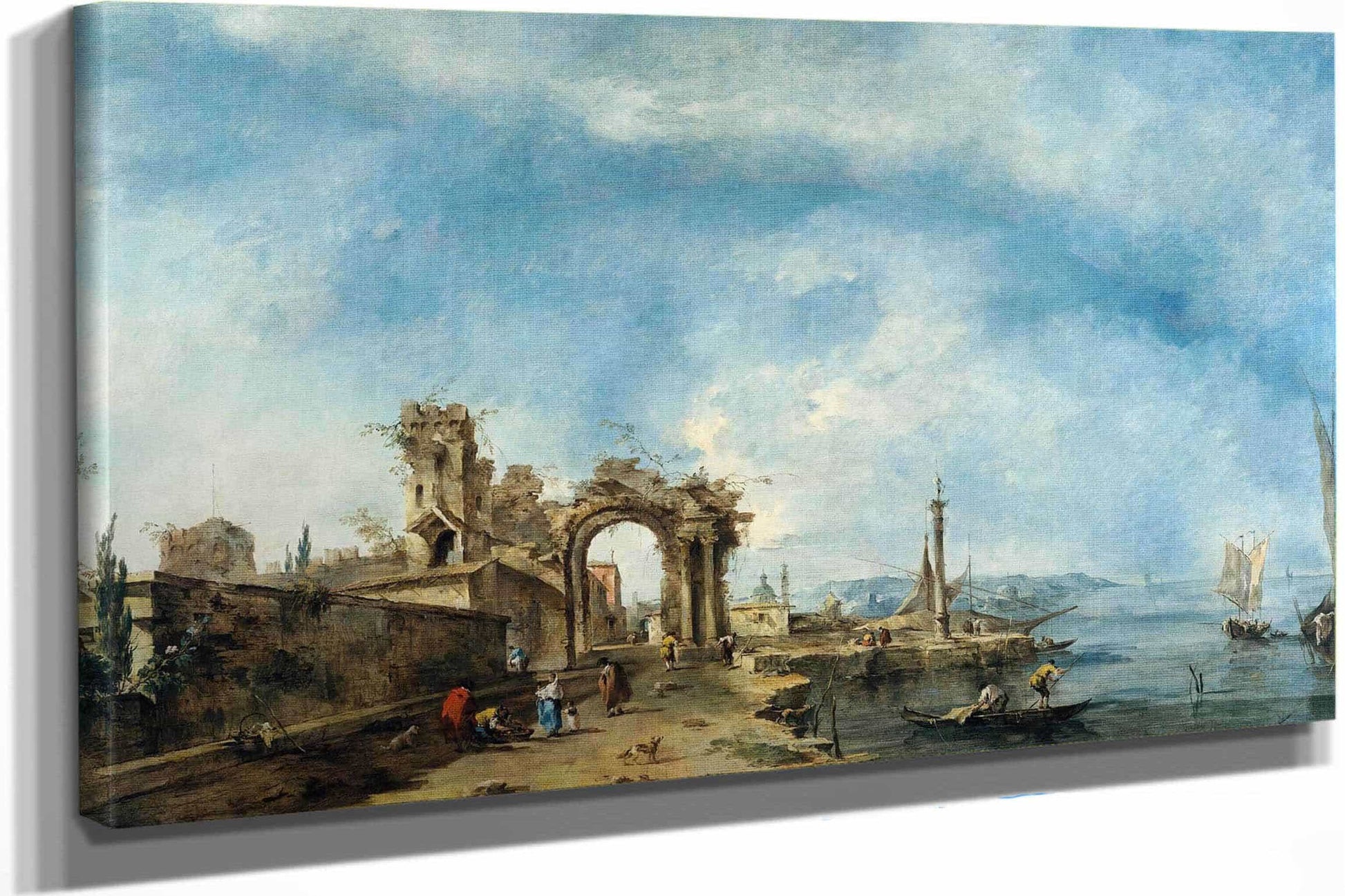 Fantastic Landscape by Francesco Guardi