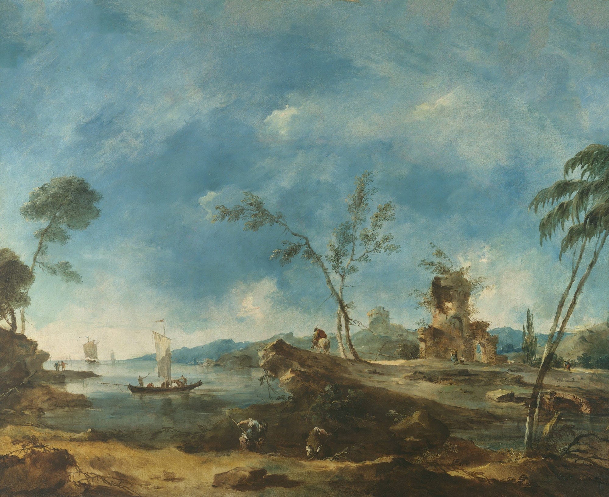 Fantastic Landscape by Francesco Guardi
