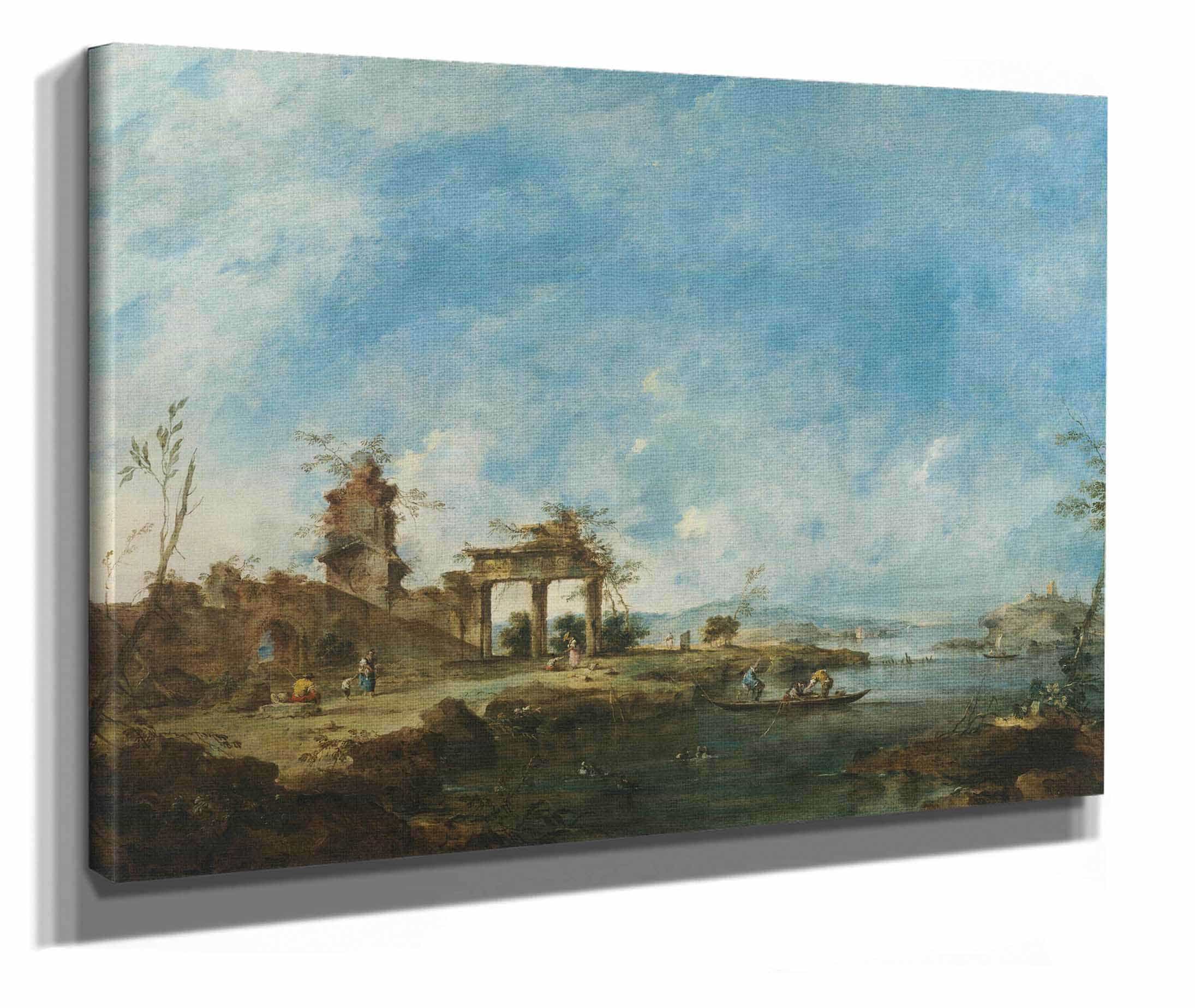 Fantastic Landscape by Francesco Guardi